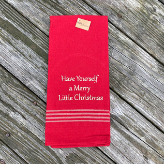 Have Yourself a Merry Little Christmas Dish Towel