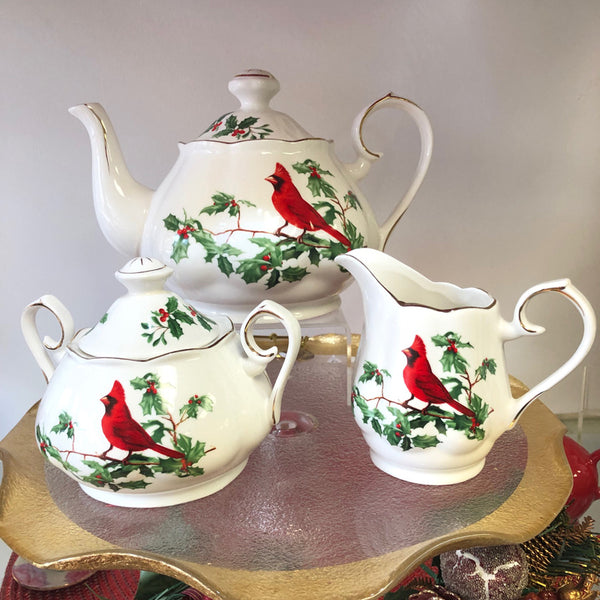 Cardinal Tea Pot Set
